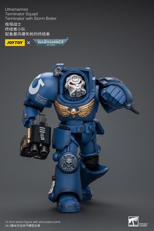 Joy Toy brings the Ultramarines to life with this Warhammer 40K 1/18 scale action figure! Highly disciplined and courageous warriors, the Ultramarines have remained true to the teachings of their Primarch Roboute Guilliman for 10,000 standard years. Keeping watch over the Imperium, they personify the very spirit of the Adeptus Astartes.