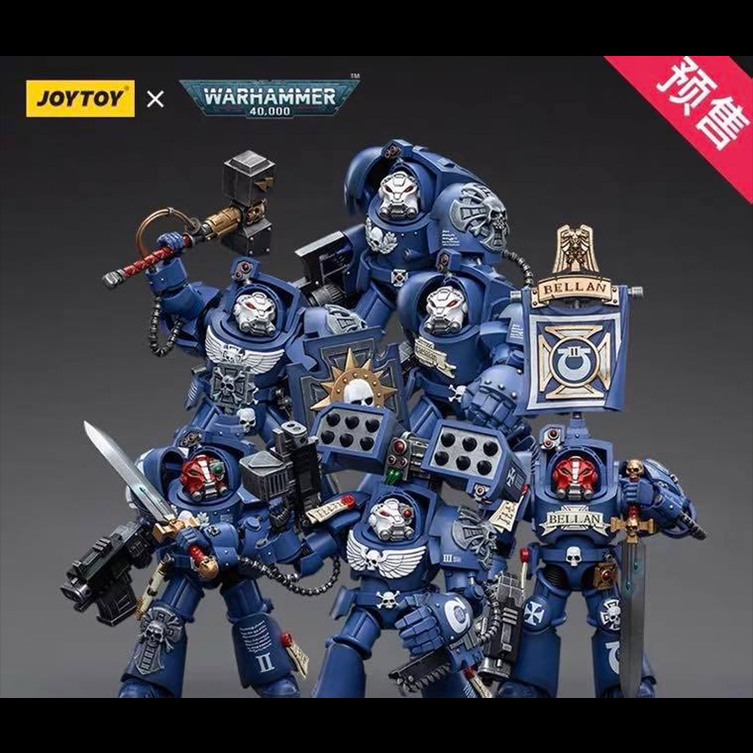 Joy Toy Warhammer 40K Ultramarines Terminators Set of 6 | Berry Joy Toy Warhammer 40K Ultramarines Terminators Set of 6 | Berry