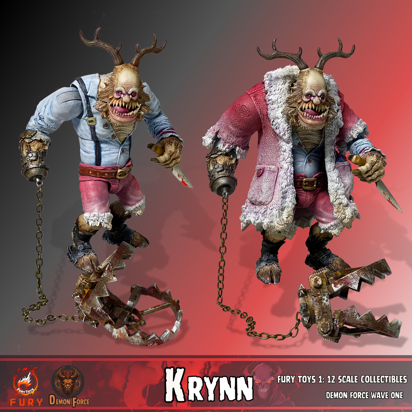 Fury toys Demon Force wave 1 1/12 The brother Kraden and Krynn