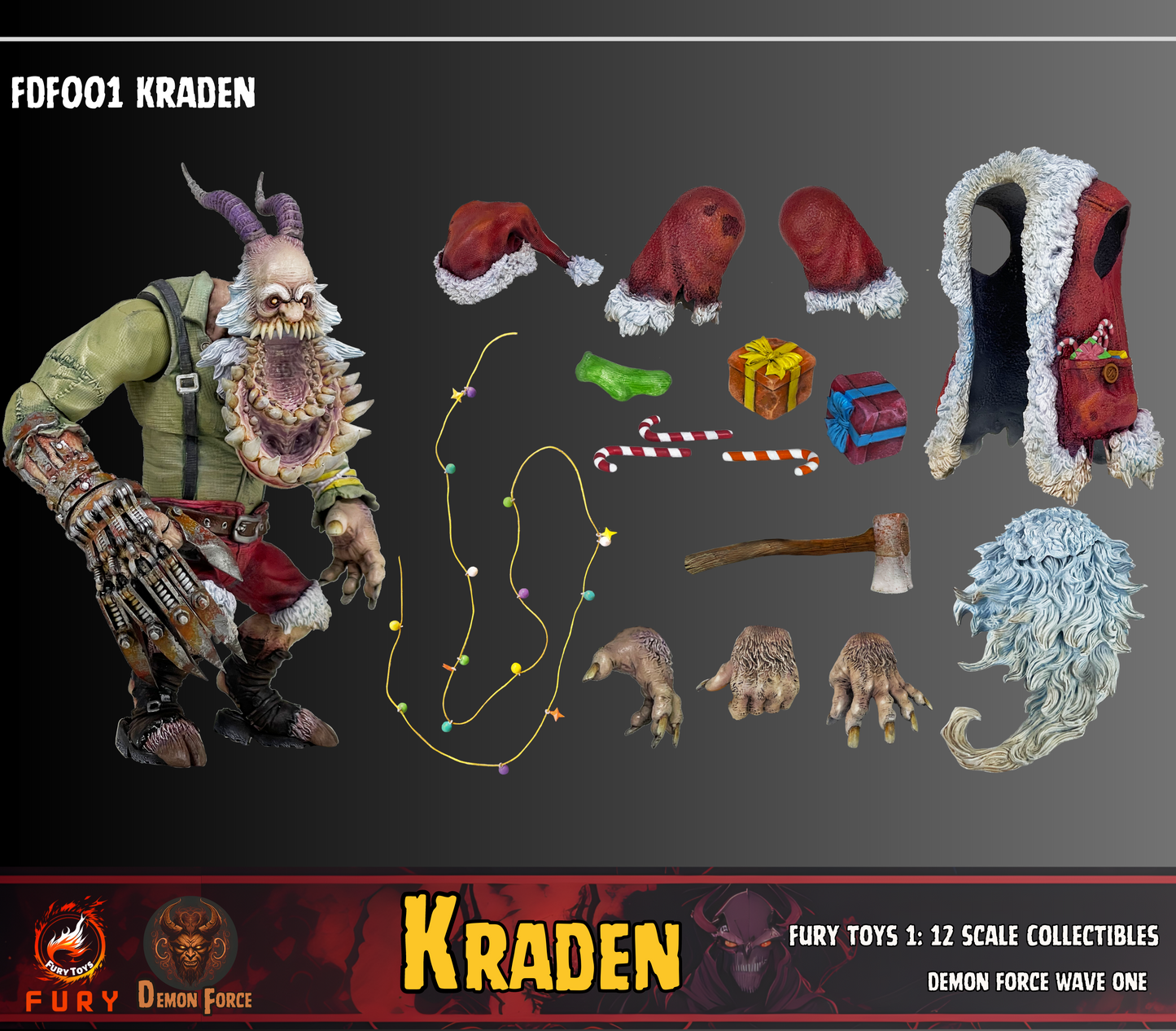 Fury toys Demon Force wave 1 1/12 The brother Kraden and Krynn