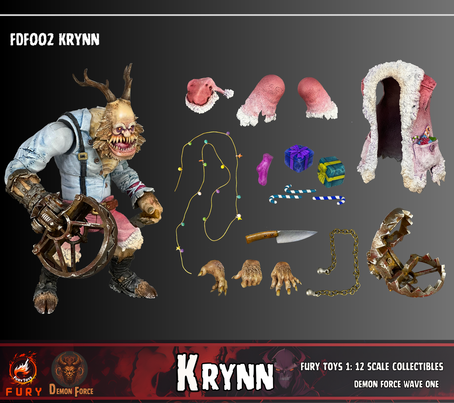 Fury toys Demon Force wave 1 1/12 The brother Kraden and Krynn