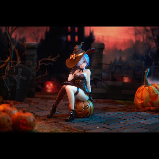 From the third season of "Re:ZERO -Starting Life in Another World-", which began airing in October 2024, come new beautiful wizard-themed figures of Rem and Ram. 
Rem is clad in an adorable wizard-style outfit that would probably allow her to be let off the hook even after playing mischievous tricks. The texture of her form-fitting costume beautifully and elegantly accentuates her physique, and the accessories, such as the gloves and boots, have been crafted with precise detail.