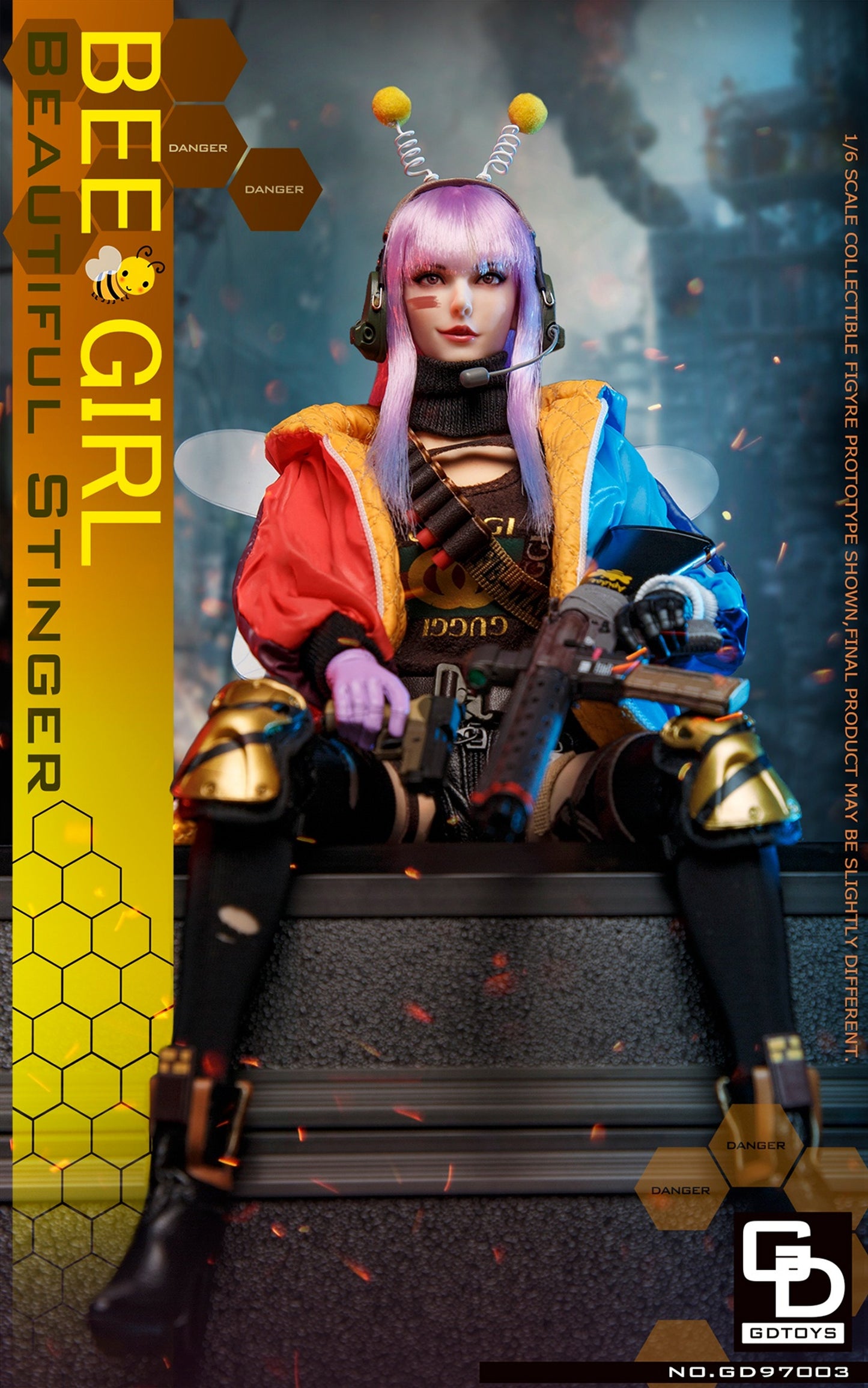 GD Toys Doomsday Bee Girl Beautiful Stinger 1/6 Scale Figure