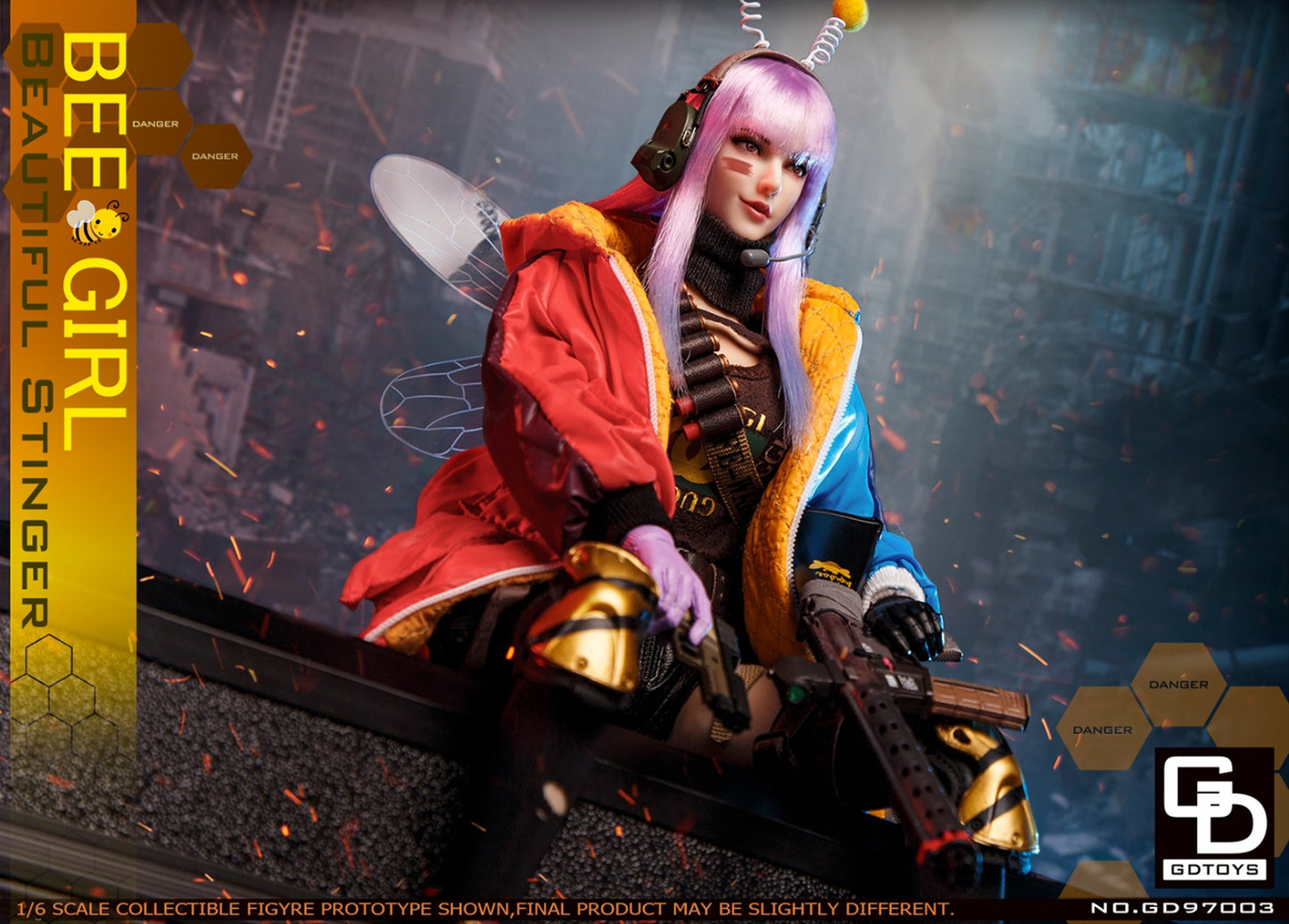 GD Toys Doomsday Bee Girl Beautiful Stinger 1/6 Scale Figure