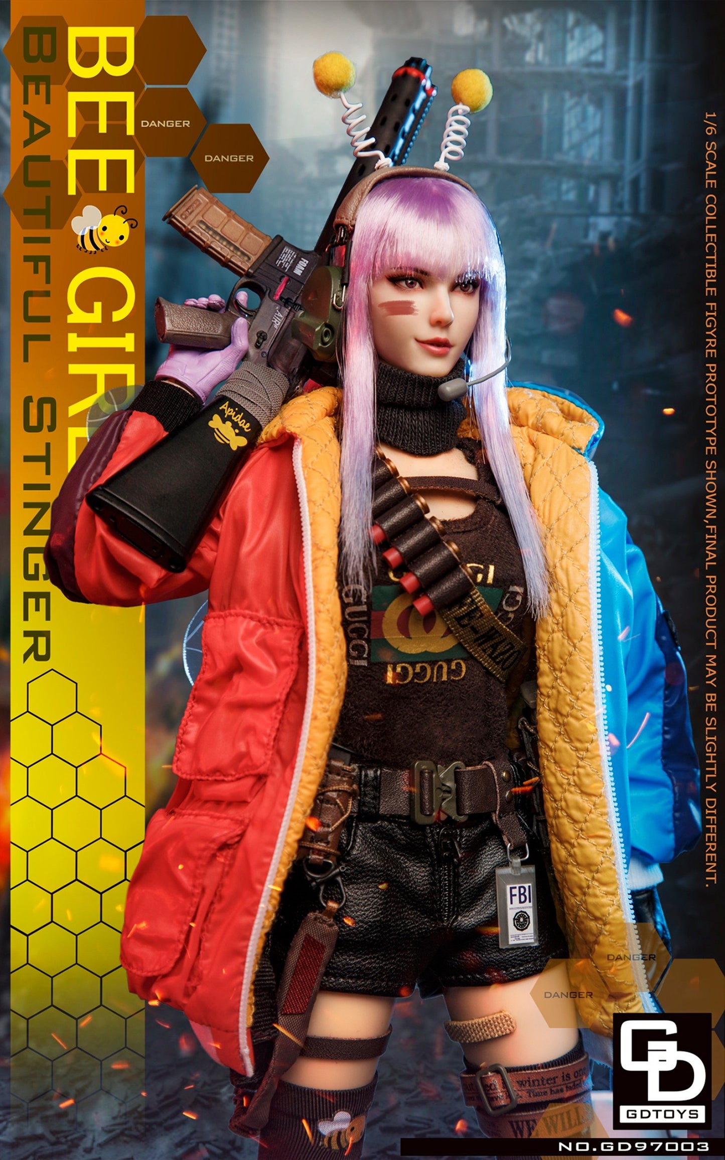 GD Toys Doomsday Bee Girl Beautiful Stinger 1/6 Scale Figure