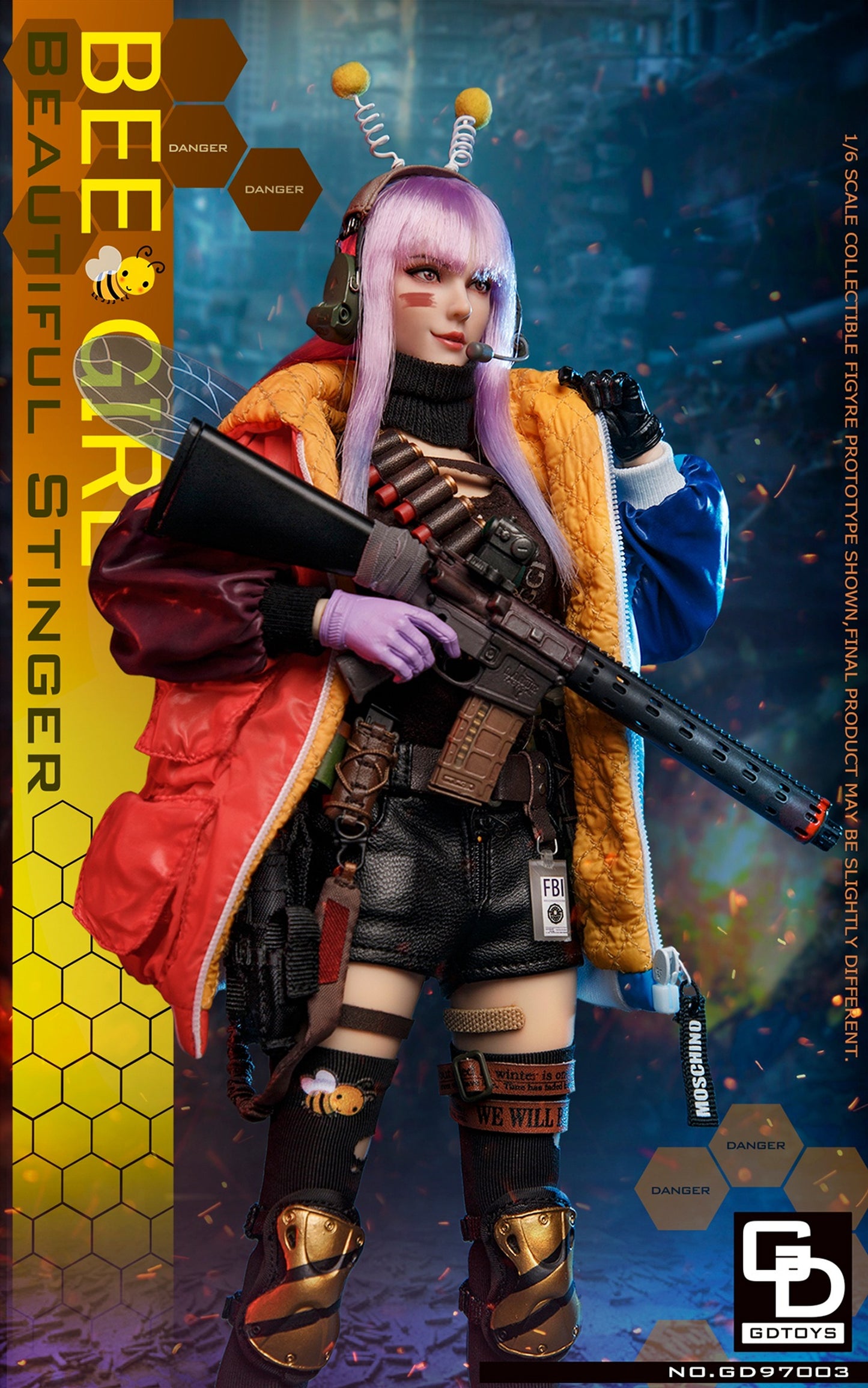 GD Toys Doomsday Bee Girl Beautiful Stinger 1/6 Scale Figure