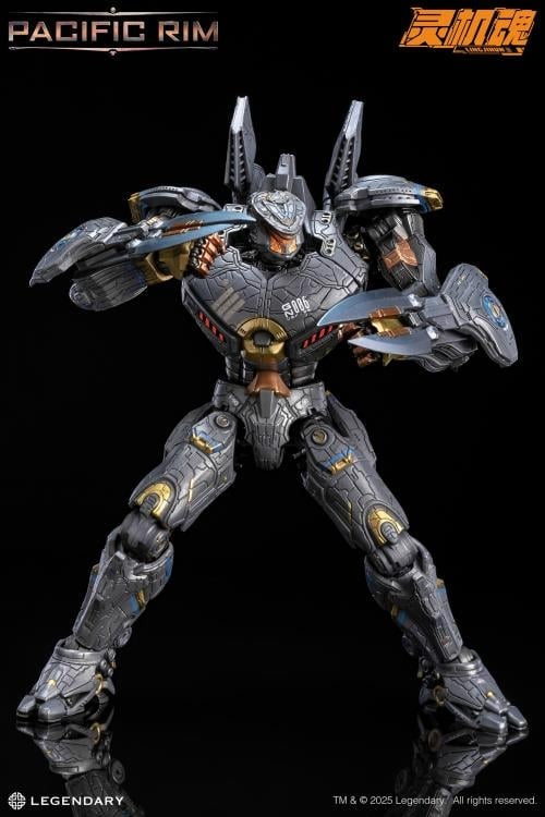 From Pacific Rim comes an all new action figure of Striker Eureka by LingJiHun! This highly detailed figure captures the awesome mecha's look from the film and is highly articulated to create a variety of poses. Equipped with additional parts and accessories to customize the figure, this is one figure you won't want to miss out on! Get ready to fight the kaiju and defend mankind when you order your figure today!