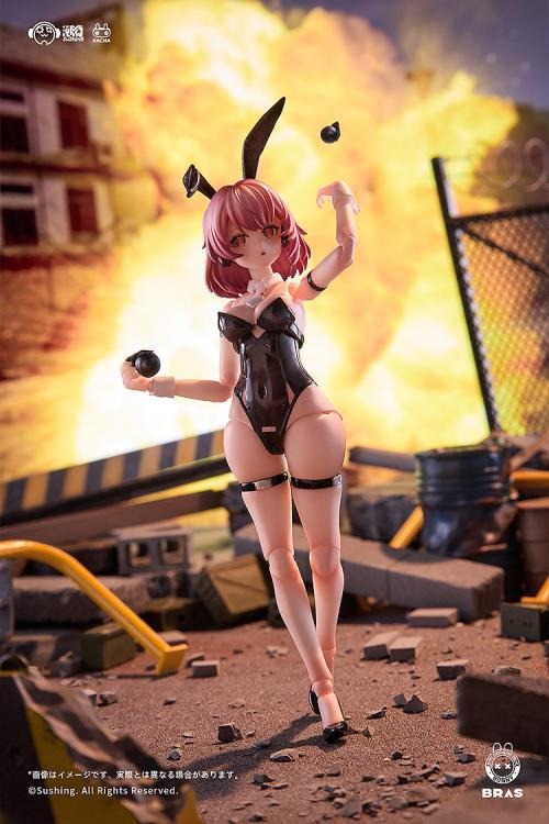 Add a new Bunny Rapid Action Squad protector to your figure collection with the Commando Belka 1/12 scale action figure by Sushing. This figure is over 6 inches tall and is fully articulated to allow for a variety of fun poses with the character. Belka also comes with additional parts and accessories allowing you to customize the figure how you want. Be sure to add this figure to your collection!