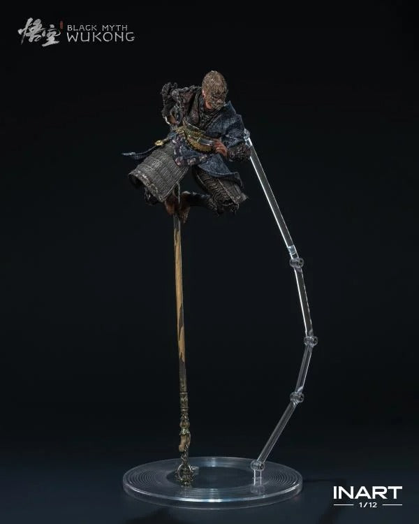 The Destined One is the player-controlled protagonist from Game Science‘s critically acclaimed Black Myth: Wukong. In this groundbreaking adaptation of Journey to the West, the Destined One hones his mastery of staff combat to explore the perilous yet fantastical world.
Officially licensed by Game Science, this twelfth scale action figure in Premium version boasts incredible articulation including toe joints through advanced engineering that delivers superior playability and displayability. The Premium ver