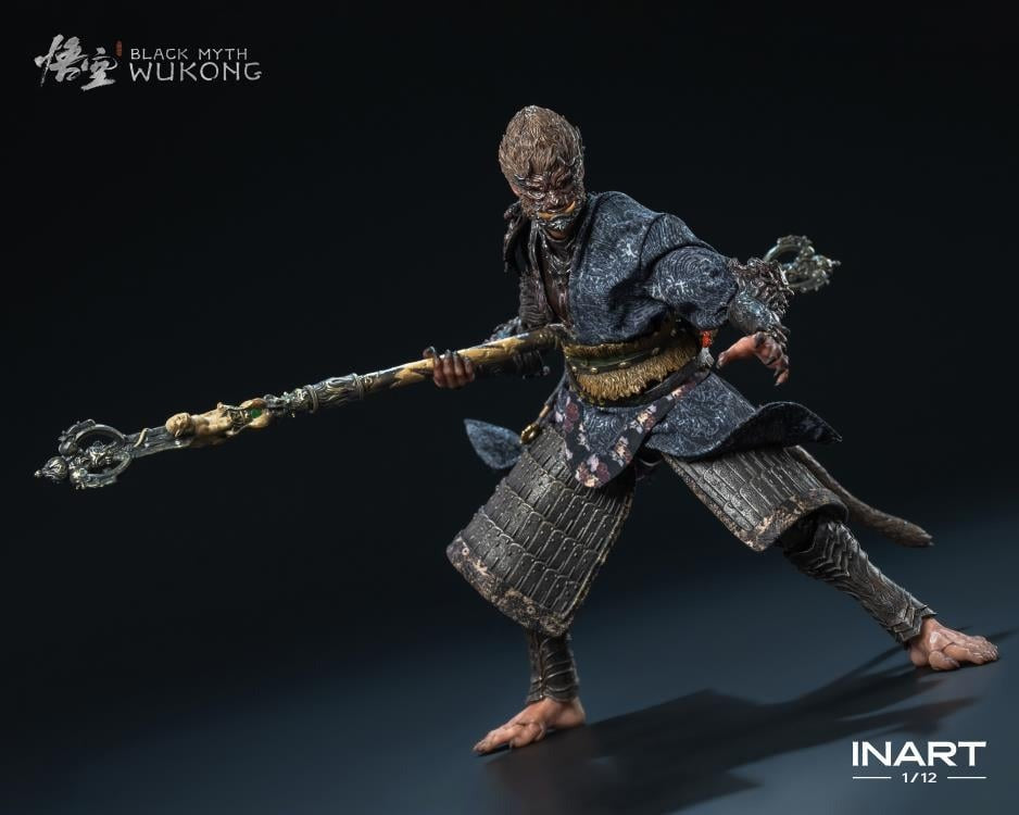 The Destined One is the player-controlled protagonist from Game Science‘s critically acclaimed Black Myth: Wukong. In this groundbreaking adaptation of Journey to the West, the Destined One hones his mastery of staff combat to explore the perilous yet fantastical world.
Officially licensed by Game Science, this twelfth scale action figure in Standard version boasts incredible articulation including toe joints through advanced engineering that delivers superior playability and displayability.
