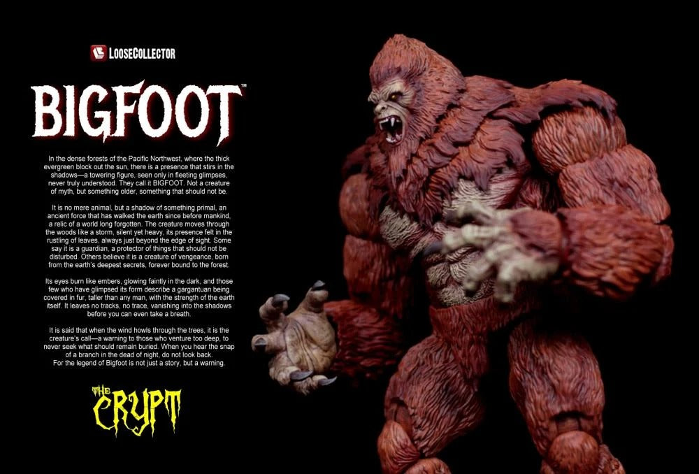 In the dense forests of the Pacific Northwest, where the thick evergreen block out the sun, there is a presence that stirs in the shadows—a towering figure, seen only in fleeting glimpses, never truly understood. They call it BIGFOOT. Not a creature of myth, but something older, something that should not be.