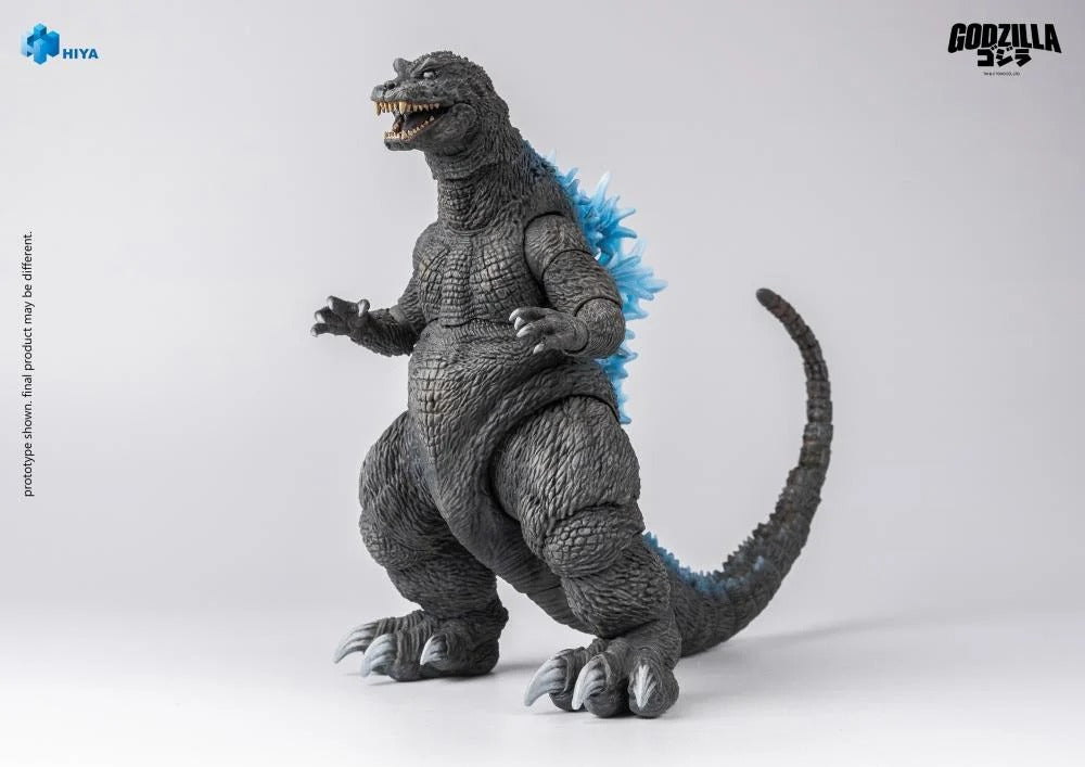 This brand new Heat Ray Godzilla action figure stands 18CM tall, based on Godzilla, Mothra and King Ghidorah Giant Monsters All-Out Attack (2001). It features finely sculpted details that capture Godzilla’s rough, rugged skin, distinctive vengeful white eyes, powerful legs, and massive feet, giving the figure a lifelike presence.