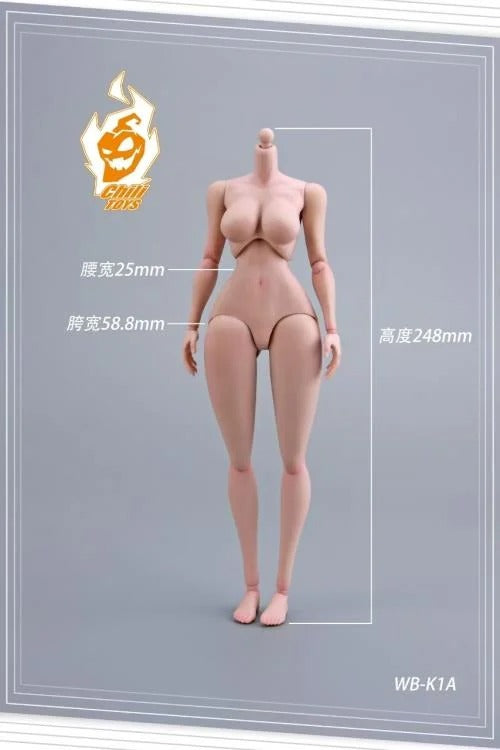 The Pepper Doll Comic Female 1/6 scale figure body by Chili Toys is highly poseable!