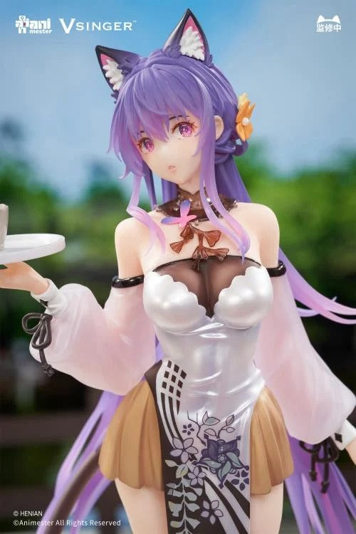 Based on the Vsinger character comes the Mo Qingxian (Tea Time Melody) 1/7 scale figure by AniMester! This highly detailed figure is around 10 inches in height and displays Mo Qingxian in a cute outfit as she holds a cup of tea in a popular pose. Don't miss out on adding this figure to your collection!