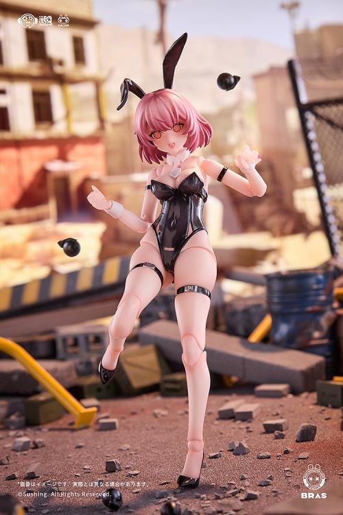Add a new Bunny Rapid Action Squad protector to your figure collection with the Commando Belka 1/12 scale action figure by Sushing. This figure is over 6 inches tall and is fully articulated to allow for a variety of fun poses with the character. Belka also comes with additional parts and accessories allowing you to customize the figure how you want. Be sure to add this figure to your collection!
