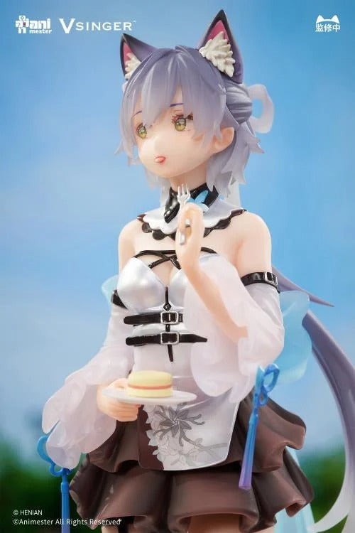 Based on the Vsinger character comes the Luo Tianyi (Tea Time Melody) 1/7 scale figure by AniMester! This highly detailed figure is around 9 inches in height and displays Luo Tianyi in a cute outfit as she enjoys a tasty treat during tea time while in a popular pose. Don't miss out on adding this figure to your collection!