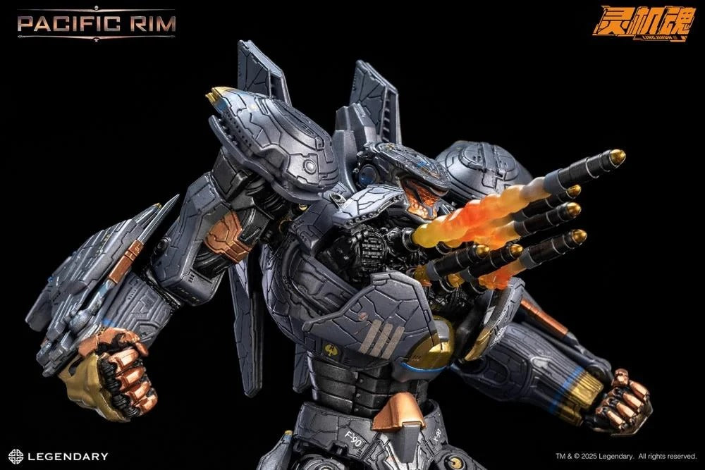 From Pacific Rim comes an all new action figure of Striker Eureka by LingJiHun! This highly detailed figure captures the awesome mecha's look from the film and is highly articulated to create a variety of poses. Equipped with additional parts and accessories to customize the figure, this is one figure you won't want to miss out on! Get ready to fight the kaiju and defend mankind when you order your figure today!