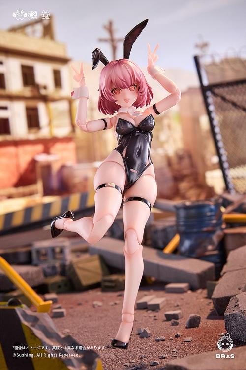Add a new Bunny Rapid Action Squad protector to your figure collection with the Commando Belka 1/12 scale action figure by Sushing. This figure is over 6 inches tall and is fully articulated to allow for a variety of fun poses with the character. Belka also comes with additional parts and accessories allowing you to customize the figure how you want. Be sure to add this figure to your collection!