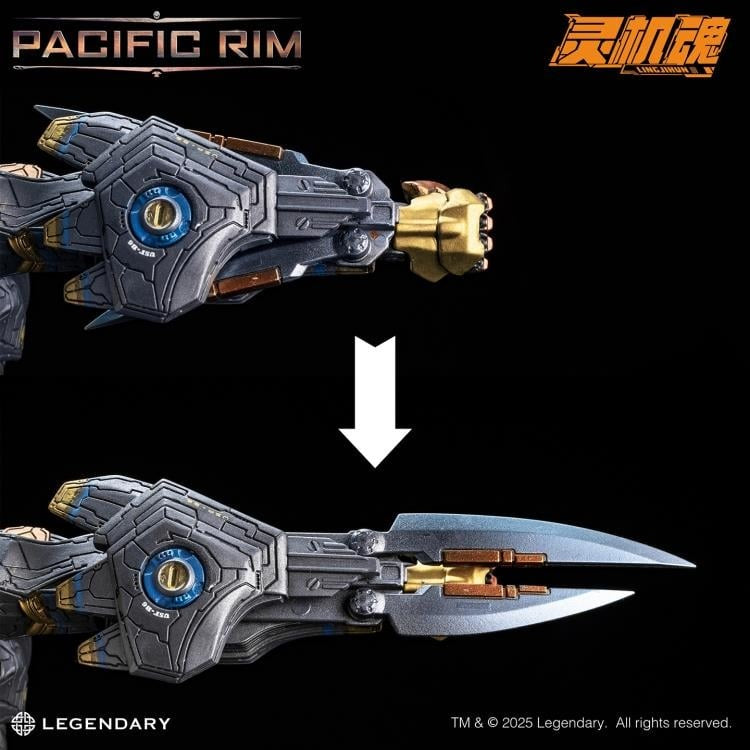 From Pacific Rim comes an all new action figure of Striker Eureka by LingJiHun! This highly detailed figure captures the awesome mecha's look from the film and is highly articulated to create a variety of poses. Equipped with additional parts and accessories to customize the figure, this is one figure you won't want to miss out on! Get ready to fight the kaiju and defend mankind when you order your figure today!