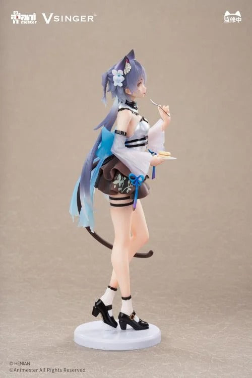 Based on the Vsinger character comes the Luo Tianyi (Tea Time Melody) 1/7 scale figure by AniMester! This highly detailed figure is around 9 inches in height and displays Luo Tianyi in a cute outfit as she enjoys a tasty treat during tea time while in a popular pose. Don't miss out on adding this figure to your collection!