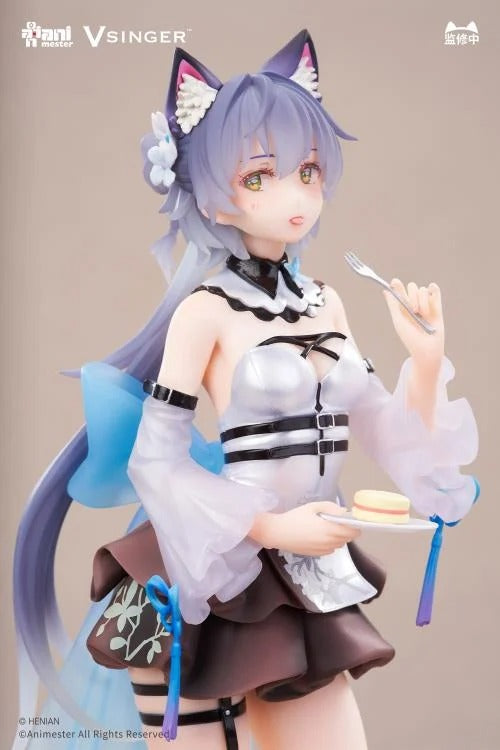 Based on the Vsinger character comes the Luo Tianyi (Tea Time Melody) 1/7 scale figure by AniMester! This highly detailed figure is around 9 inches in height and displays Luo Tianyi in a cute outfit as she enjoys a tasty treat during tea time while in a popular pose. Don't miss out on adding this figure to your collection!