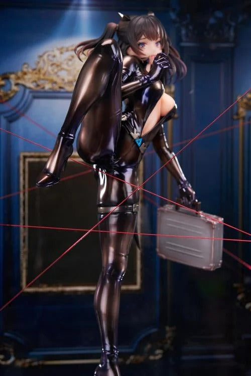 From the BrownDust2 video game comes the Scheherazade (Code Name S version) 1/7 scale figure by Apex Toys! This figure is a little under 10 inches in height and displays Scheherazade in a tight fighting outfit as she holds a briefcase with a panicked look on her face.