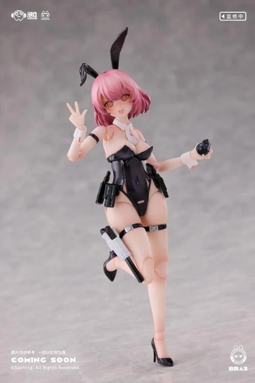 Add a new Bunny Rapid Action Squad protector to your figure collection with the Commando Belka 1/12 scale action figure by Sushing. This figure is over 6 inches tall and is fully articulated to allow for a variety of fun poses with the character. Belka also comes with additional parts and accessories allowing you to customize the figure how you want. Be sure to add this figure to your collection!