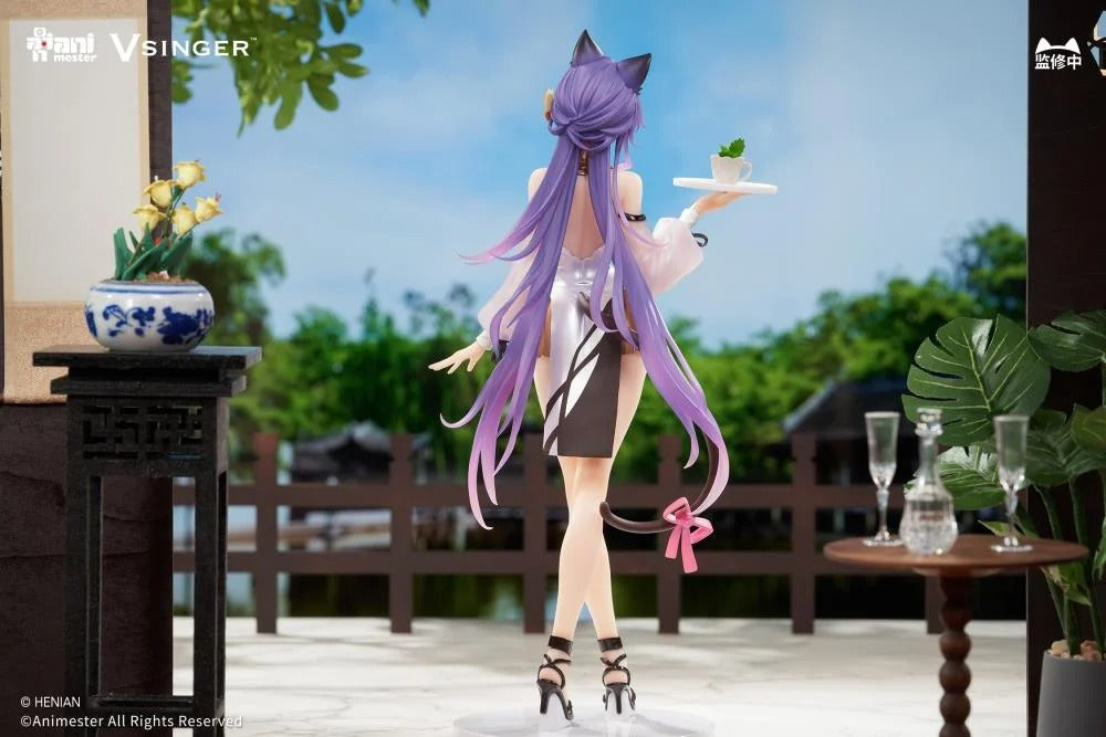 Based on the Vsinger characters comes the Luo Tianyi & Mo Qingxian (Tea Time Melody Dual version) 1/7 scale figure set by AniMester! These highly detailed figures display the two characters in cute outfits as they get set to have some tea and treats. This dual version includes a base for displaying both figures at once, as well as a small table for holding their tea time treats. Don't miss out on adding these figures to your collection!