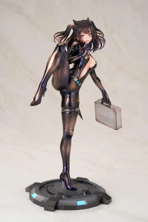From the BrownDust2 video game comes the Scheherazade (Code Name S version) 1/7 scale figure by Apex Toys! This figure is a little under 10 inches in height and displays Scheherazade in a tight fighting outfit as she holds a briefcase with a panicked look on her face.