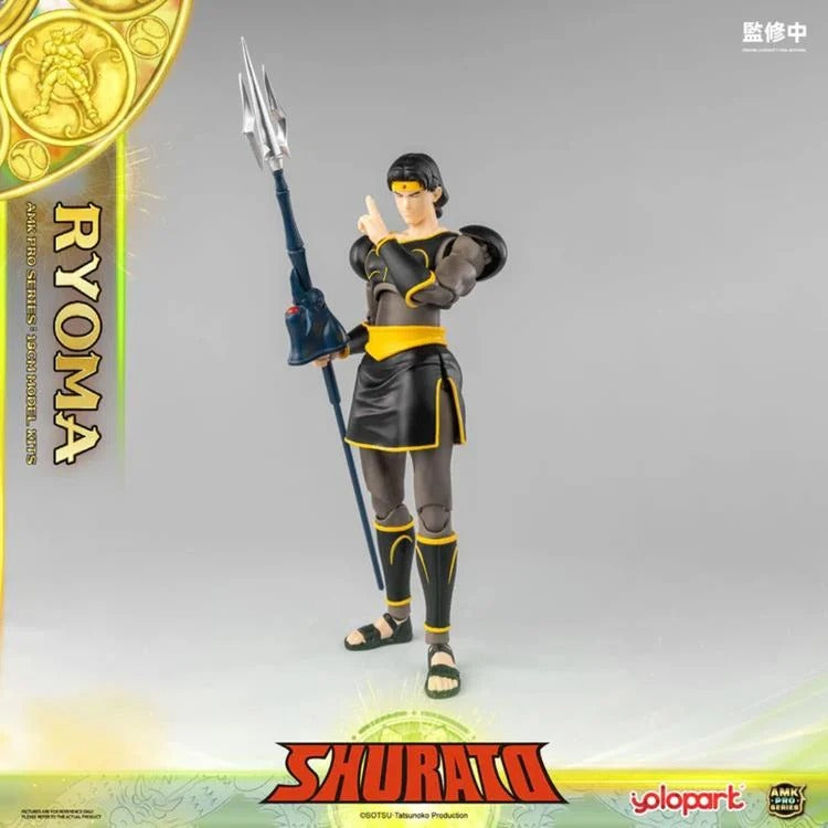 From the classic anime series Legend of Heavenly Sphere Shurato comes a new entry in the popular AMK PRO X series: Ryoma! Featuring a new streamlined design, this model kit includes multiple accessories and armor pieces along with his trademark Mecha vehicle! Don't miss out and order yours today!