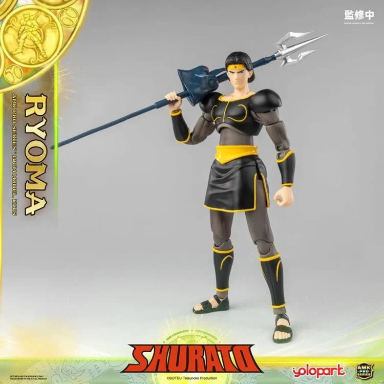 From the classic anime series Legend of Heavenly Sphere Shurato comes a new entry in the popular AMK PRO X series: Ryoma! Featuring a new streamlined design, this model kit includes multiple accessories and armor pieces along with his trademark Mecha vehicle! Don't miss out and order yours today!