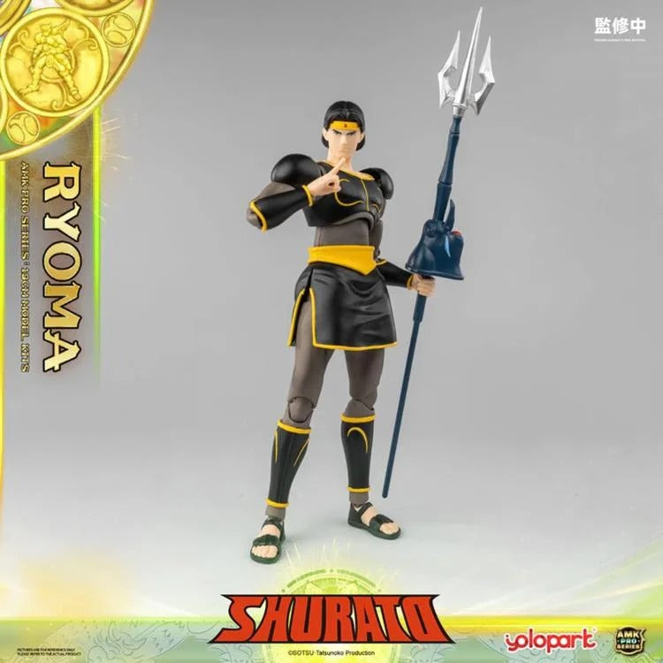 From the classic anime series Legend of Heavenly Sphere Shurato comes a new entry in the popular AMK PRO X series: Ryoma! Featuring a new streamlined design, this model kit includes multiple accessories and armor pieces along with his trademark Mecha vehicle! Don't miss out and order yours today!