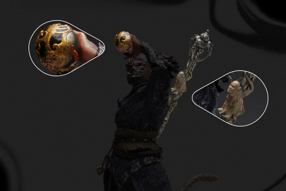 The Destined One is the player-controlled protagonist from Game Science‘s critically acclaimed Black Myth: Wukong. In this groundbreaking adaptation of Journey to the West, the Destined One hones his mastery of staff combat to explore the perilous yet fantastical world.
Officially licensed by Game Science, this twelfth scale action figure in Premium version boasts incredible articulation including toe joints through advanced engineering that delivers superior playability and displayability. The Premium ver