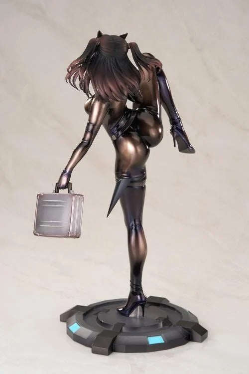 From the BrownDust2 video game comes the Scheherazade (Code Name S version) 1/7 scale figure by Apex Toys! This figure is a little under 10 inches in height and displays Scheherazade in a tight fighting outfit as she holds a briefcase with a panicked look on her face.