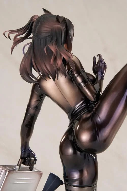 From the BrownDust2 video game comes the Scheherazade (Code Name S version) 1/7 scale figure by Apex Toys! This figure is a little under 10 inches in height and displays Scheherazade in a tight fighting outfit as she holds a briefcase with a panicked look on her face.