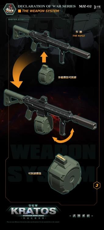 Reinforcements are on the way! Hot General is proud to present a new entry in their dynamic mecha line of figures: Shadow War Zone! It features premium detail and articulation and includes several weapons and accessories for a wide variety of display options. Don't miss out on this awesome figure and order yours today!
