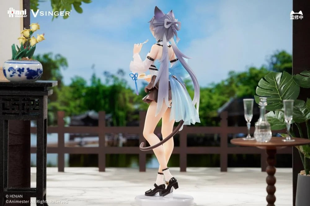 Based on the Vsinger characters comes the Luo Tianyi & Mo Qingxian (Tea Time Melody Dual version) 1/7 scale figure set by AniMester! These highly detailed figures display the two characters in cute outfits as they get set to have some tea and treats. This dual version includes a base for displaying both figures at once, as well as a small table for holding their tea time treats. Don't miss out on adding these figures to your collection!