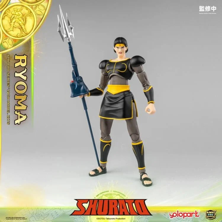 From the classic anime series Legend of Heavenly Sphere Shurato comes a new entry in the popular AMK PRO X series: Ryoma! Featuring a new streamlined design, this model kit includes multiple accessories and armor pieces along with his trademark Mecha vehicle! Don't miss out and order yours today!