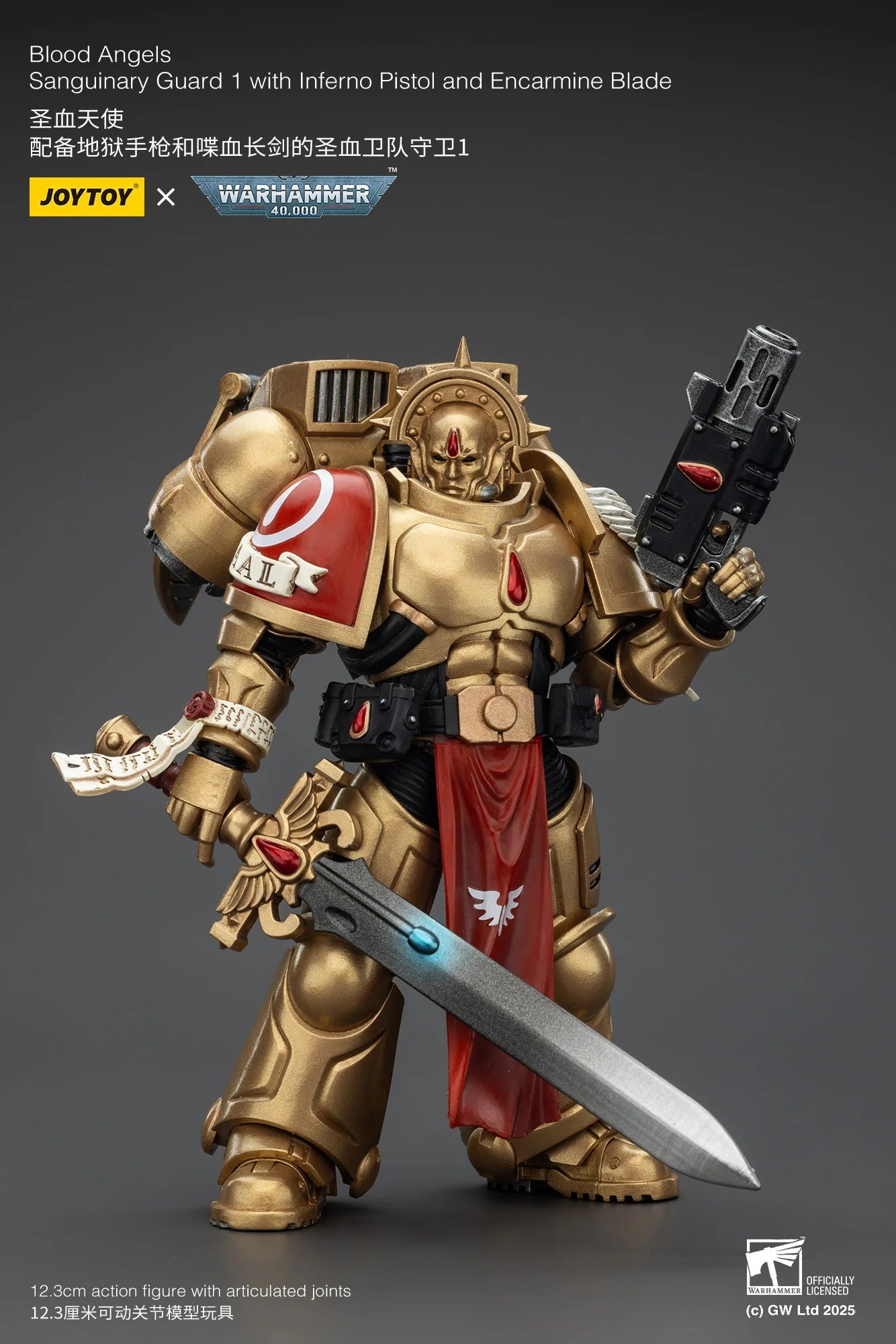 (Pre-order) Joy Toy Warhammer 40K Blood Angels Sanguinary Guard Team of 3