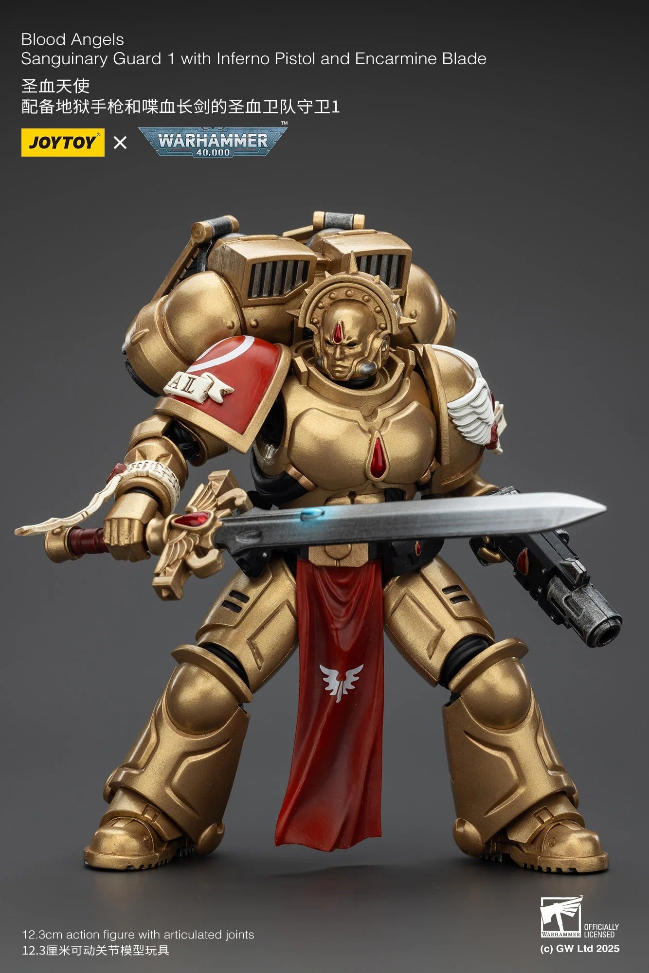 (Pre-order) Joy Toy Warhammer 40K Blood Angels Sanguinary Guard Team of 3