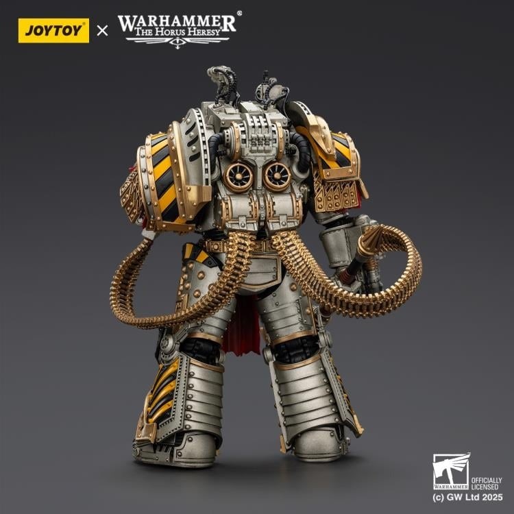 Experts at breaking sieges and assaulting enemy fortifications, the Iron Warriors, led by the Primarch Perturabo, chose to ally with the Mad Warmaster during his heretical war-march towards Sol and the Emperor. Eternal rivals to the favored Imperial Fists and seemingly overlooked at every turn despite their sacrifices, the vicious rage and jealously that burned within Perturabo erupted into an inferno that led his Iron Warriors to decimate and burn entire worlds.