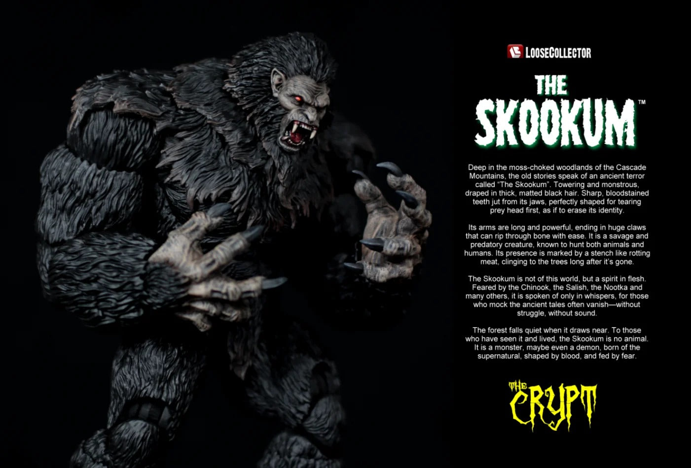 (Pre-order) Loosecollector The Crypt Skookum action figure 10 inches