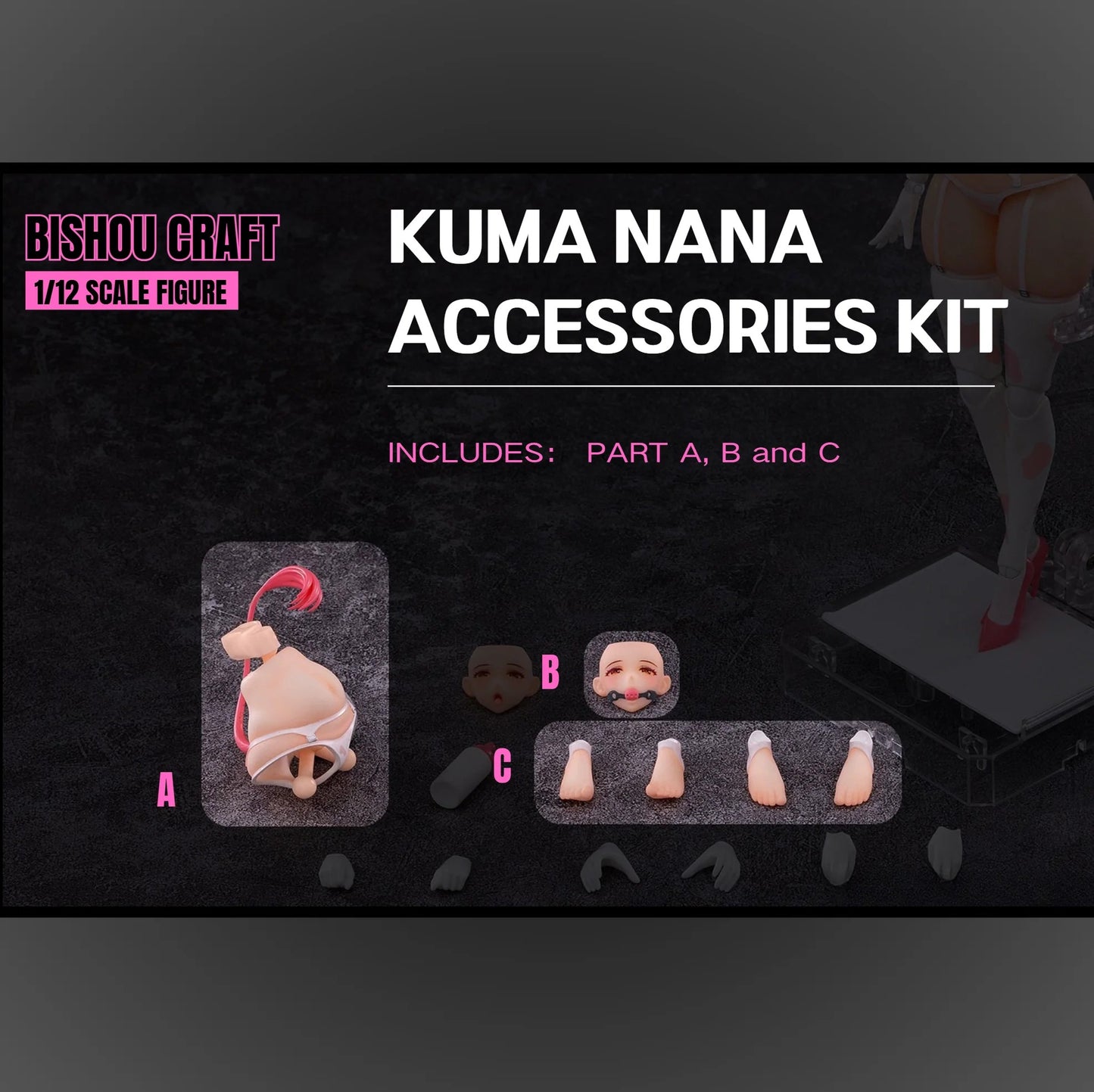 (Pre-order) Bishou Craft 1/12 Kuma Nana figure + accessories kit
