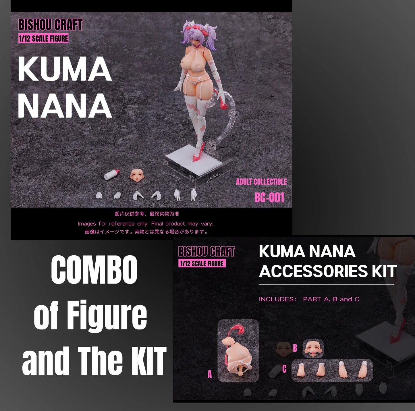 (Pre-order) Bishou Craft 1/12 Kuma Nana figure + accessories kit