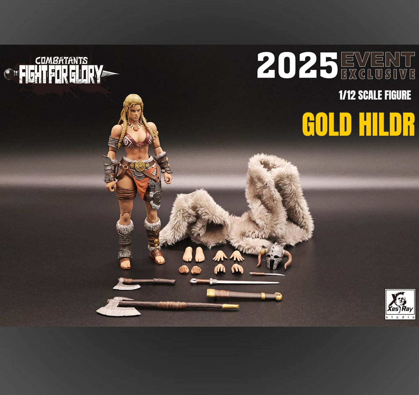 (Pre-order) Xesray Studio Combatants Fight for Glory Gold Hildr figure