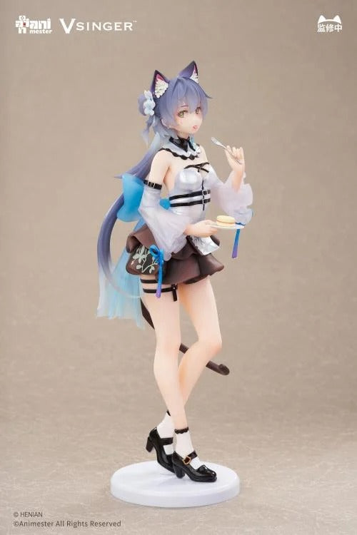 Based on the Vsinger characters comes the Luo Tianyi & Mo Qingxian (Tea Time Melody Dual version) 1/7 scale figure set by AniMester! These highly detailed figures display the two characters in cute outfits as they get set to have some tea and treats. This dual version includes a base for displaying both figures at once, as well as a small table for holding their tea time treats. Don't miss out on adding these figures to your collection!