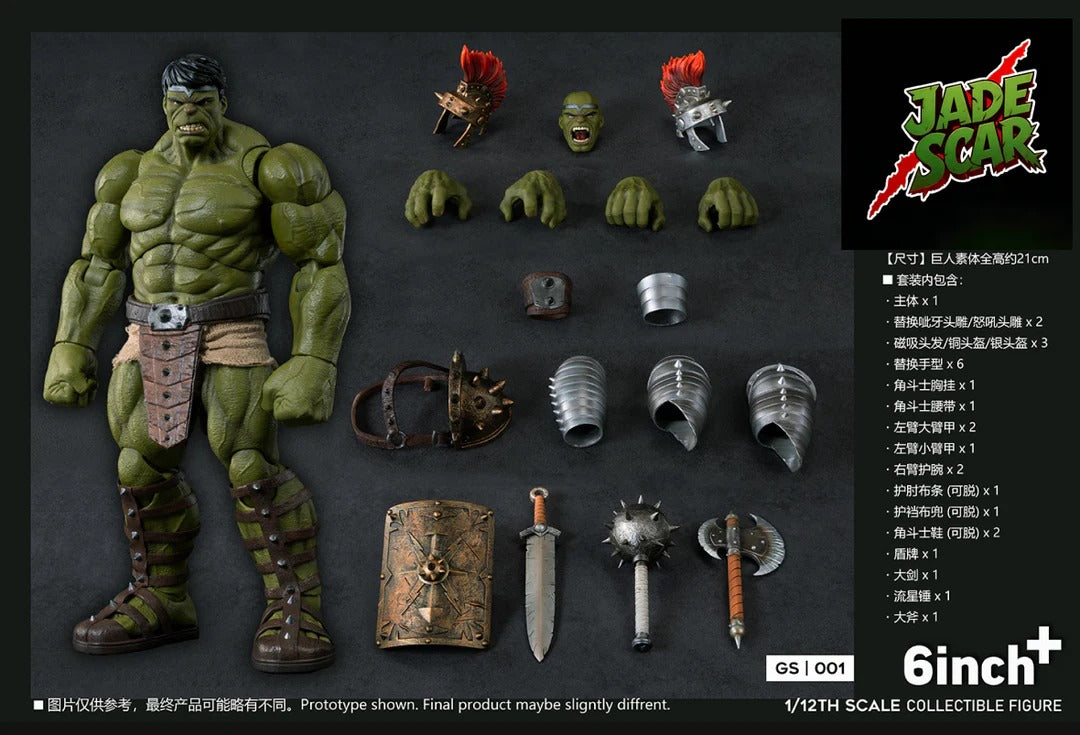 (Pre-order) Jade Scar the fighter 8.3 inches 1/12 figure