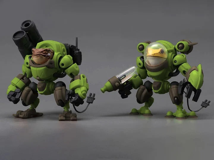 If you are ready to take some heroic frogs on space adventures, this is the set for you. The Manhunter Grave Frog kit is a new release from Creative Field. This kit includes one body, both land and aquatic sets, movable hands, and a combinable display base.