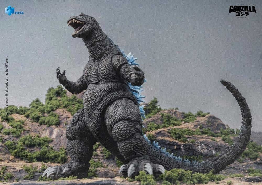 This brand new Heat Ray Godzilla action figure stands 18CM tall, based on Godzilla, Mothra and King Ghidorah Giant Monsters All-Out Attack (2001). It features finely sculpted details that capture Godzilla’s rough, rugged skin, distinctive vengeful white eyes, powerful legs, and massive feet, giving the figure a lifelike presence.