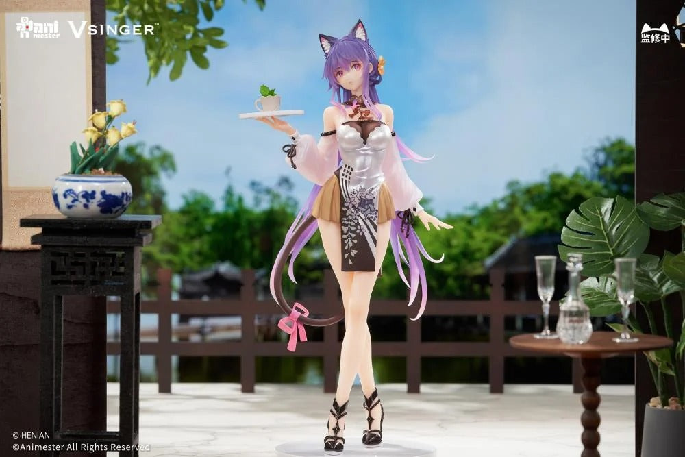 Based on the Vsinger character comes the Mo Qingxian (Tea Time Melody) 1/7 scale figure by AniMester! This highly detailed figure is around 10 inches in height and displays Mo Qingxian in a cute outfit as she holds a cup of tea in a popular pose. Don't miss out on adding this figure to your collection!